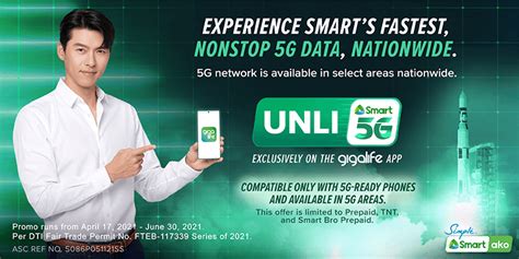Smart Unli 5G Data Promos Now Available Nationwide; .